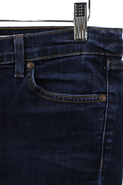 J Brand Womens Skinny Dark Blue Mid Rise Jeans Size 28