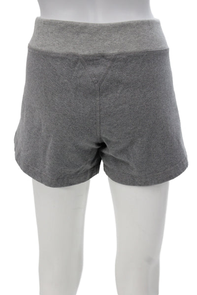 Lululemon Womens Athletic Gray Cotton Blend Shorts Size 12
