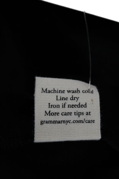 Grammar Women Basic Jacket Black Cotton Collared Button Long Sleeve Size S