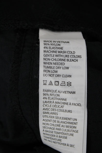 prAna Womens Cargo Shorts Black Nylon Blend Size 6