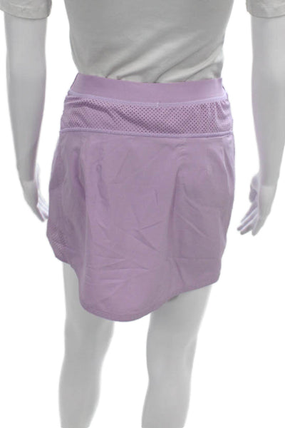Ralph Lauren Women Purple Mini Skort Petite Polyester Short Size S