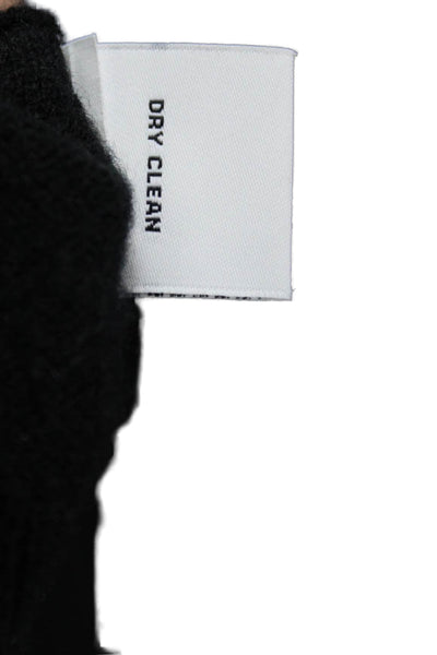 The Cashmere Project Unisex Black Cashmere Mockneck Pullover Size L