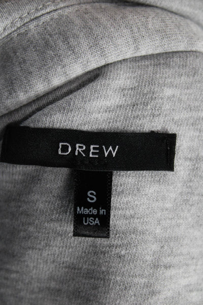 Drew Women Classic Gray Collared Button Blazer Long Sleeve Size S