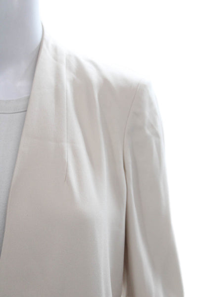 Babaton Womens Beige Classic Blazer 3/4 Sleeve Size 6