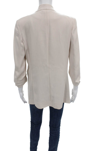 Babaton Womens Beige Classic Blazer 3/4 Sleeve Size 6