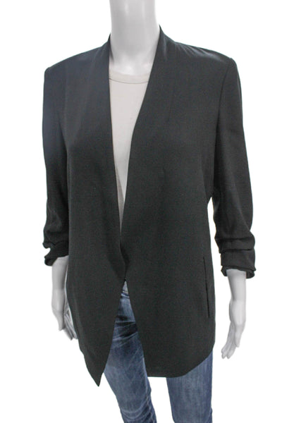 Babaton Womens Black Blazer Long Sleeve Classic Solid Size 6