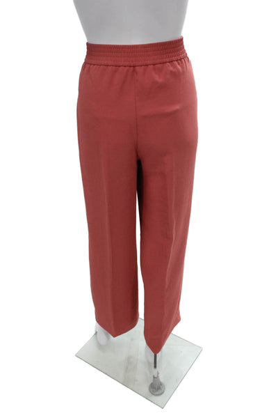 Wilfred Womens Cropped Dress Pants Pink Polyester Size 4