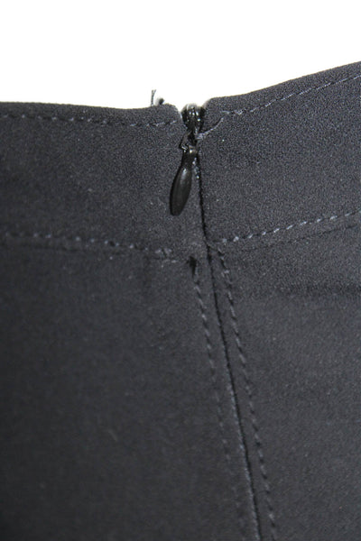 Zara Womens Straight Pencil Black Polyester Midi Skirt Size S