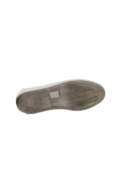 Woman by Common Projects Womens Leather Low Top Sneakers White Size 39 9