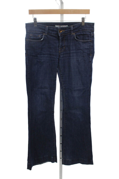 J Brand Women Bootcut Jeans Dark Blue Mid Rise Size 28