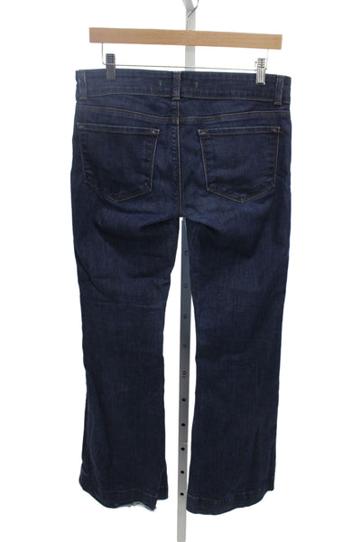 J Brand Women Bootcut Jeans Dark Blue Mid Rise Size 28