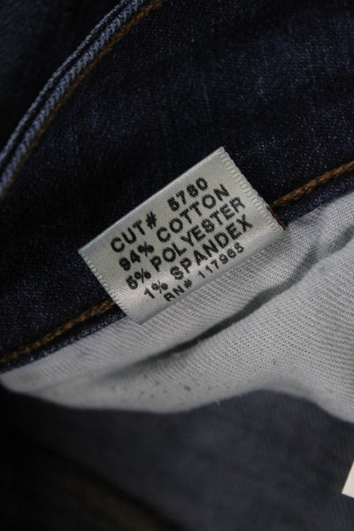 J Brand Women Bootcut Jeans Dark Blue Mid Rise Size 28
