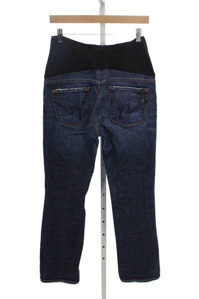 Citizens of Humanity Women Bootcut Jeans Dark Blue High Rise Maternity Size 30