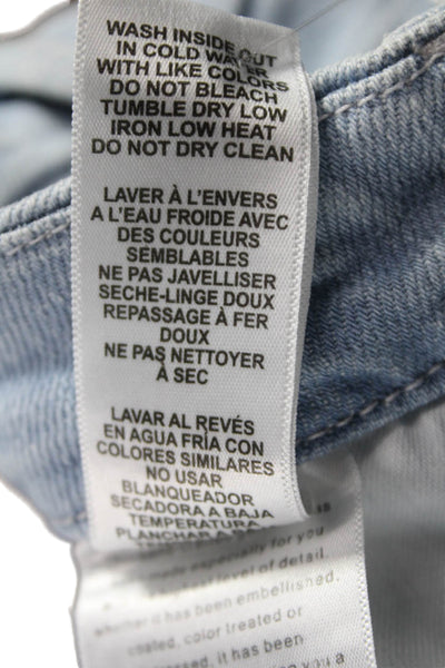 Good American Women Light Blue High Rise Bootcut Flared Jeans Size 28