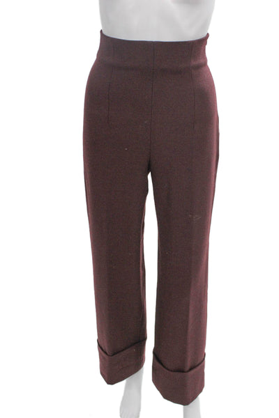 Zara Womens Dress Pants Brown 29in Inseam Size XS