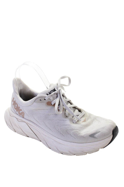 HOKA Women's Lace Up Rubber Sole Trainer Sneakers Gray Size 6
