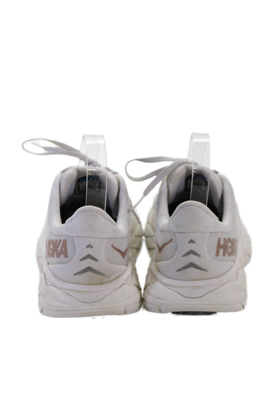 HOKA Women's Lace Up Rubber Sole Trainer Sneakers Gray Size 6