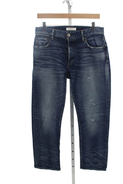 Moussy Womens Vintage Straight Blue Jeans Cotton Mid Rise Size 27
