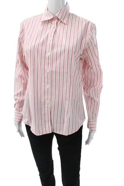 Jeanne Marc Womens Purple 80s Button Long Sleeve Polyester Jacket Size L