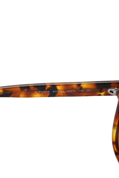 Ralph Lauren Womens Tortoise Shell Print Sunglasses Brown Size 60-19 15