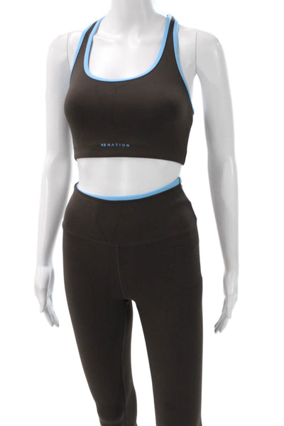 PE Nation Womens Leggings Set Black Polyester Blend Size XS
