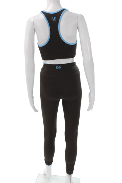 PE Nation Womens Leggings Set Black Polyester Blend Size XS