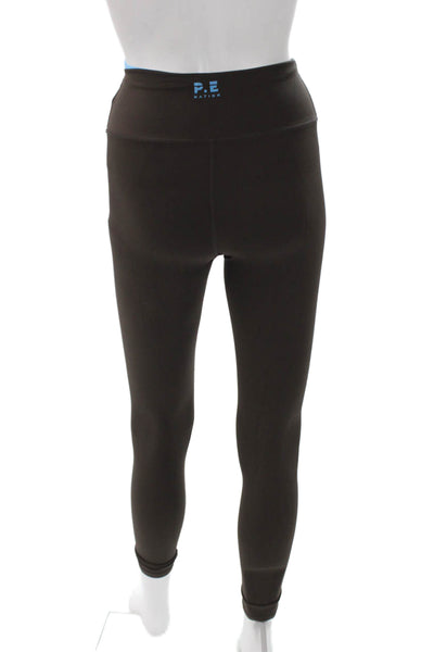 PE Nation Womens Leggings Set Black Polyester Blend Size XS