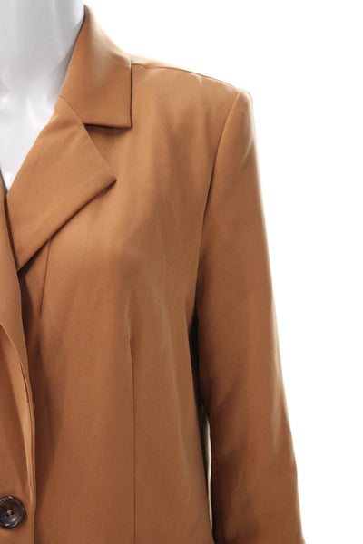 Lovers + Friends Women 2 Piece Brown Blazer Long Sleeve Fall Size 2XS