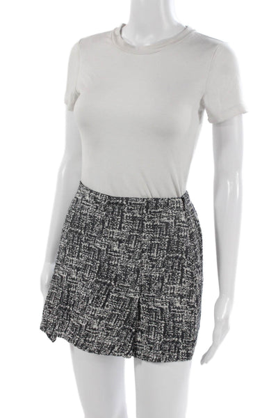 Joie Women Black Abstract Sleeveless Romper Size XS
