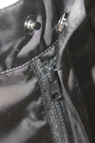 Alo Unisex Cargo Windbreaker Pants Black Army Size 2XS