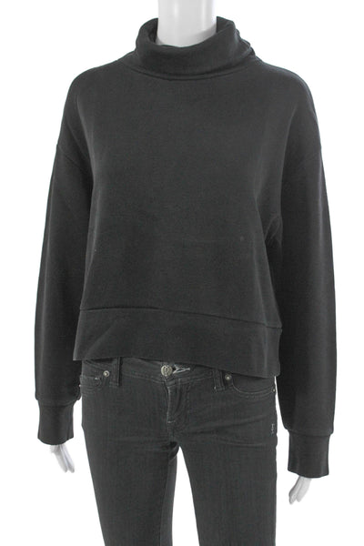 Zara Womens Black Cowl Neck Pullover Sweater Long Sleeve Size S