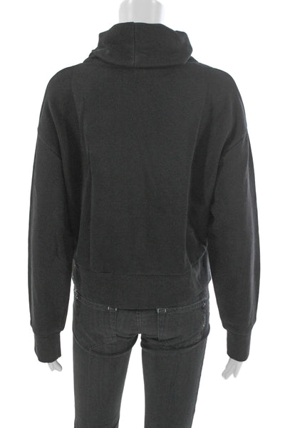 Zara Womens Black Cowl Neck Pullover Sweater Long Sleeve Size S