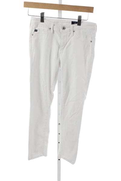 AG Adriano Goldschmied Women Skinny White Jeans Size 24