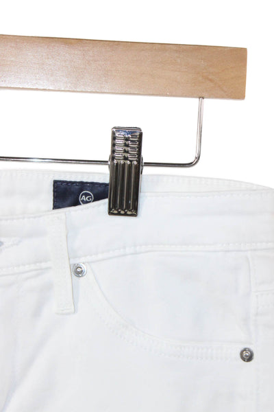 AG Adriano Goldschmied Women Skinny White Jeans Size 24