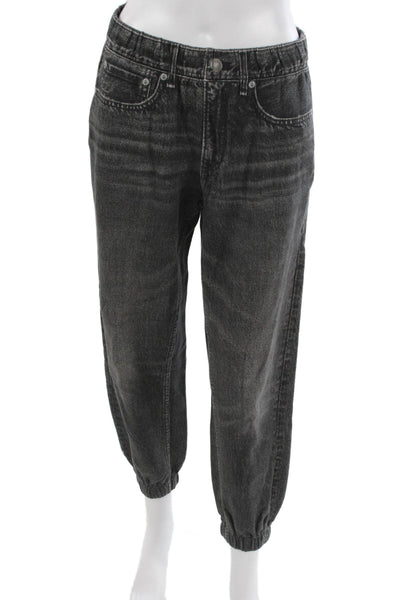 Rag & Bone Womens Tapered Gray Cotton Jeans Size M