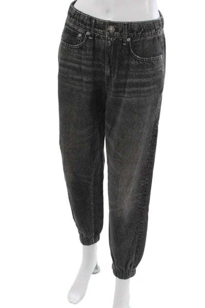 Rag & Bone Womens Tapered Gray Cotton Jeans Size M