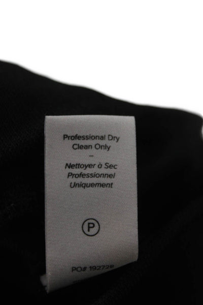 Cinq à Sept Womens Cargo Pants Black Cupro Pull On Size XS
