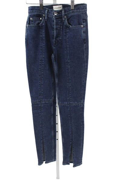 Cotton Citizen Womens Skinny High Rise Blue Jeans Inseam 30 Size 24