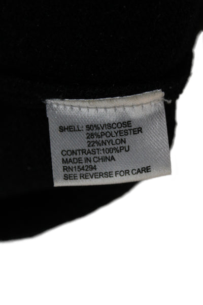 Central Park West Unisex Black Crew Neck Pullover Sweater Long Sleeve Size S