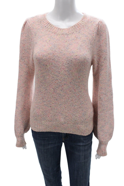 Michael Stars Womens Pink Pullover Sweater Crew Neck Long Sleeve Size S