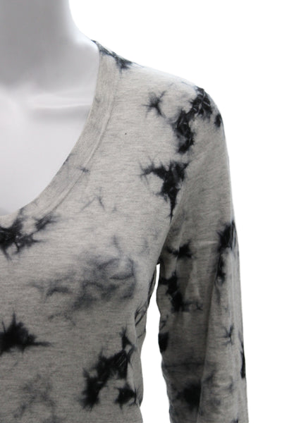 Minnie Rose Unisex Gray V-Neck Pullover Sweater Long Sleeve Size M