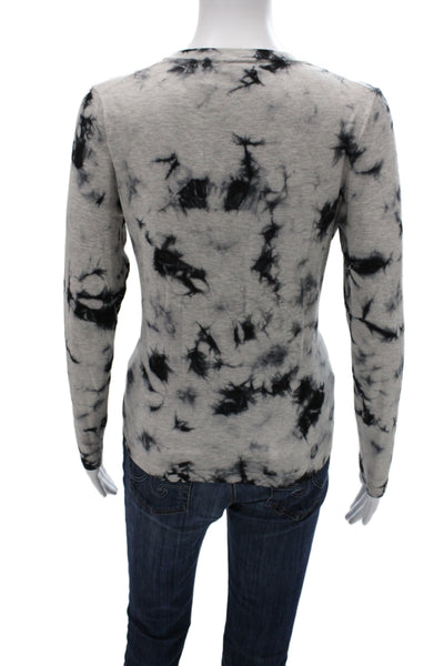 Minnie Rose Unisex Gray V-Neck Pullover Sweater Long Sleeve Size M