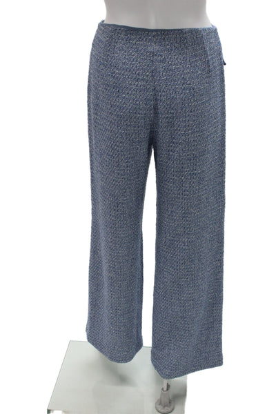 Maje Womens Dress Pants Blue Button Closure Size 36