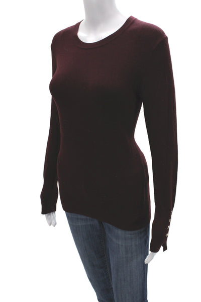 Zara Unisex Pullover Sweater Brown Viscose Blend Long Sleeve Crew Neck Size L