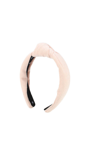 Lele Sadoughi Womens Chevron Print Slide On Knot Headband Pink