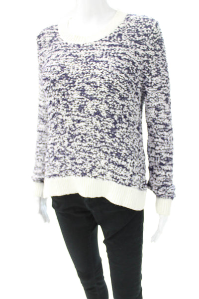 Rag & Bone Jean Unisex Crewneck Dark Blue Pullover Sweater Long Sleeve Size S