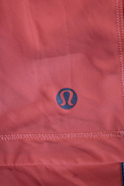 Lululemon Womens Pullover Hoodie Orange Long Sleeve Size 6