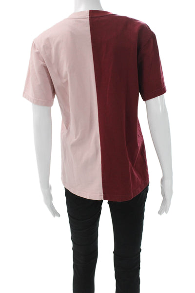 Cynthia Rowley X Bandier Women Basic Pink Graphic Tee Size M
