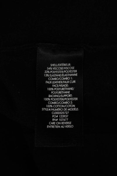 Alice + Olivia Unisex Collared Black Pullover Zip Long Sleeve Size M