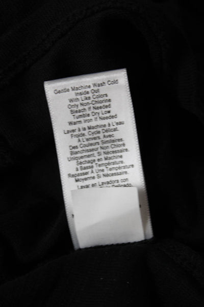 Nation LTD Womens Black Collared Sleeveless Button-Up Cotton Top Size XS